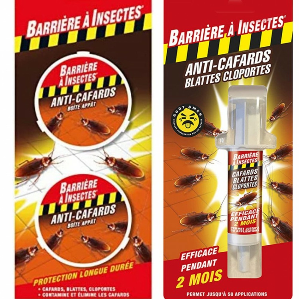 Barriere A Insectes Anti-cafards Cloportes - Seringue De 10 G à Prix  Carrefour