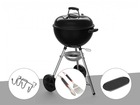 Barbecue à charbon  original kettle e-4710 47 cm + support accessoires + kit ust