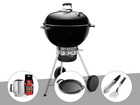Barbecue  master-touch gbs 57 cm noir + kit cheminée + plancha + kit ustensiles