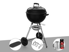 Barbecue à charbon  original kettle e-4710 47 cm + plancha + support accessoires