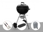 Barbecue à charbon  original kettle e-4710 47 cm + kit ustensiles + plancha + ho