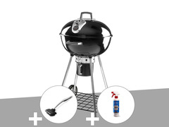 Barbecue à charbon  rodéo 57 cm sur pied + brosse pour grill + nettoyant grill 3