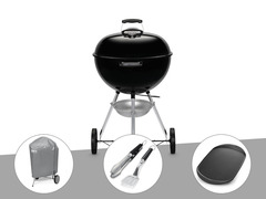 Barbecue à charbon  original kettle 57 cm + housse + kit ustensile + plancha