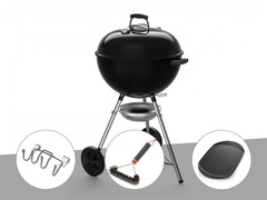 Barbecue à charbon  original kettle e-5710 57 cm + support accessoires + brosse