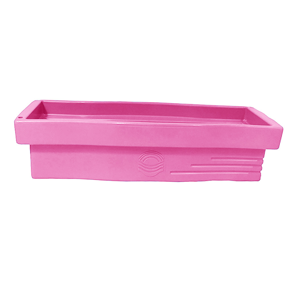 Jardinière apparence pierre avec réserve d'eau 70l