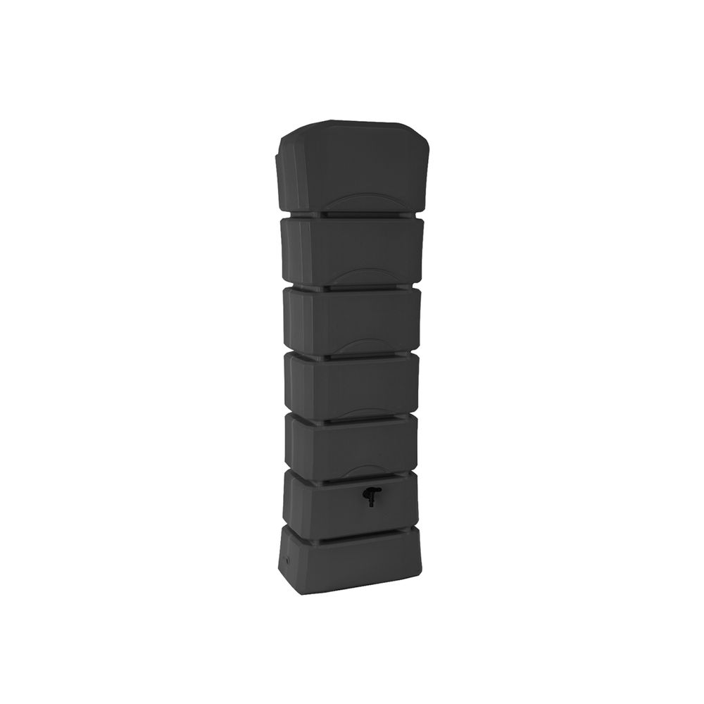 Récupérateur D'eau Mural Chastang 300L Anthracite Avec Kit Raccord Cheneau Inclus Récupérateur D'eau Mural Chastang 300L Anthracite Avec Kit Raccord Cheneau Inclus