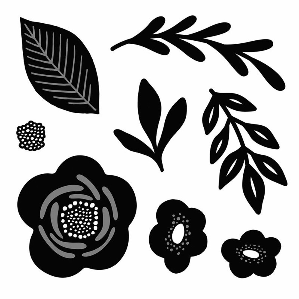 Matrices de découpe et d'embossage - fleurs et végétaux