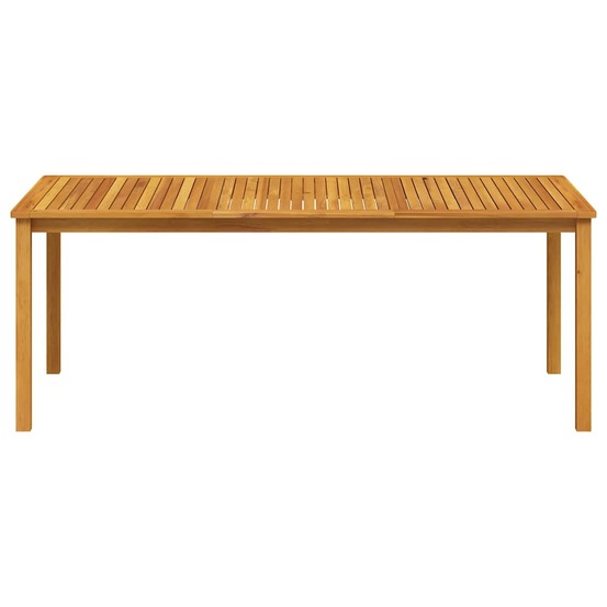 Table de jardin 200x100x74 cm bois d'acacia massif