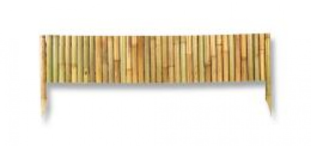 Bordure flexible en bambou bamboo border - hauteur utile 20 cm