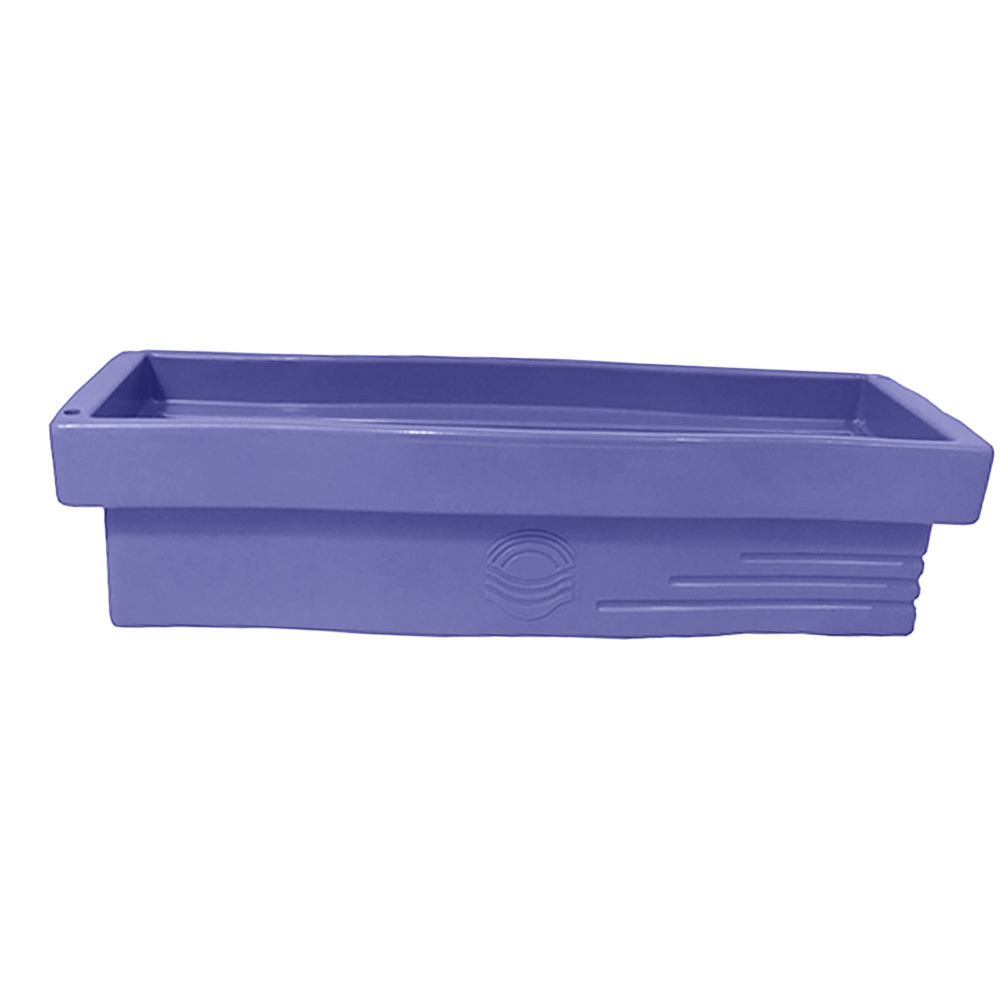 Jardinière apparence pierre avec réserve d'eau 70l