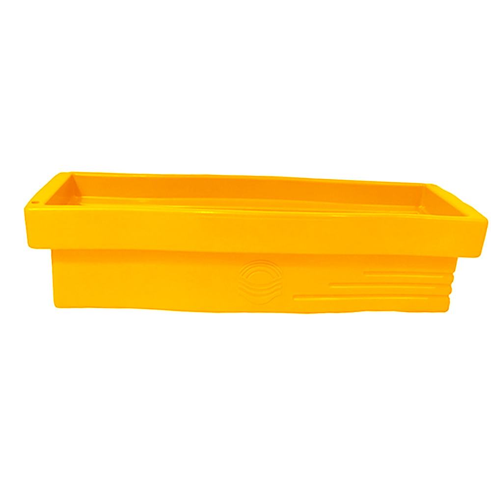 Jardinière apparence pierre avec réserve d'eau 70l