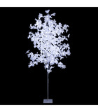 Déco de noël arbre lumineux blanc 300 led blanc froid h 200 cm