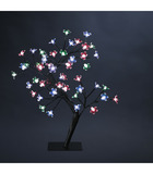 Déco de noël arbre lumineux prunus 48 led à variation de couleurs h 45 cm