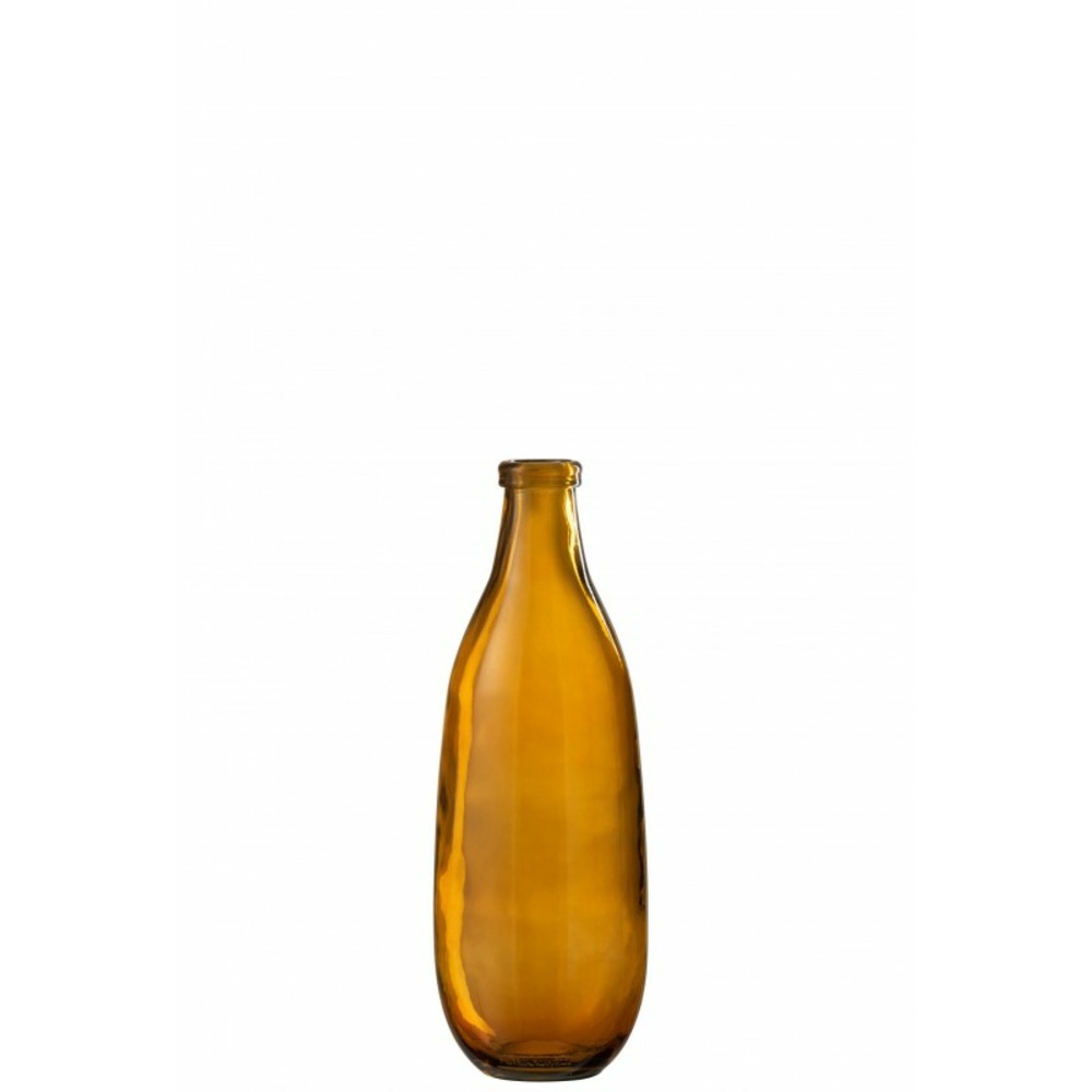 Vase lisa verre ocre s Truffaut