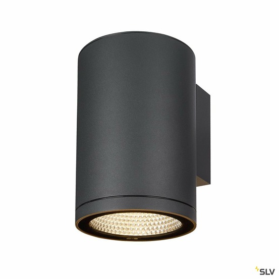 Applique extérieure enola round, rond, anthracite, led, 35w, 3000k/4000k, ip65