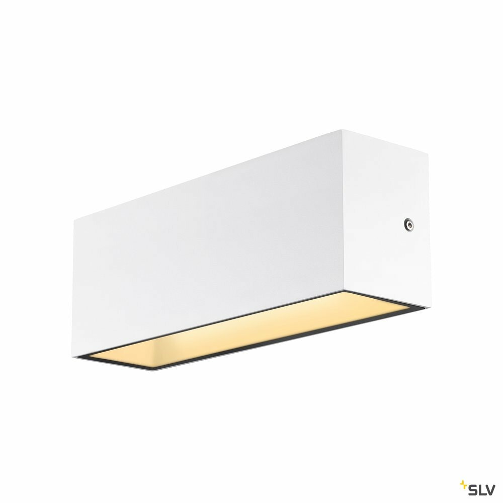 Applique extérieure sitra cube up/down blanc avec led intégrée - taille l - 30