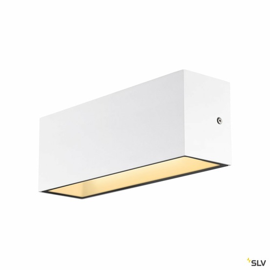 Applique extérieure sitra cube up/down blanc avec led intégrée - taille l - 30