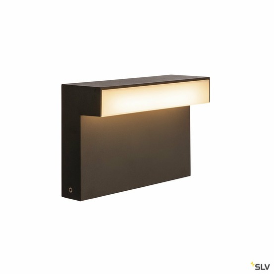 Borne extérieure l-line out 30, anthracite, led, 11,5w, 3000/4000k, ip65, inter