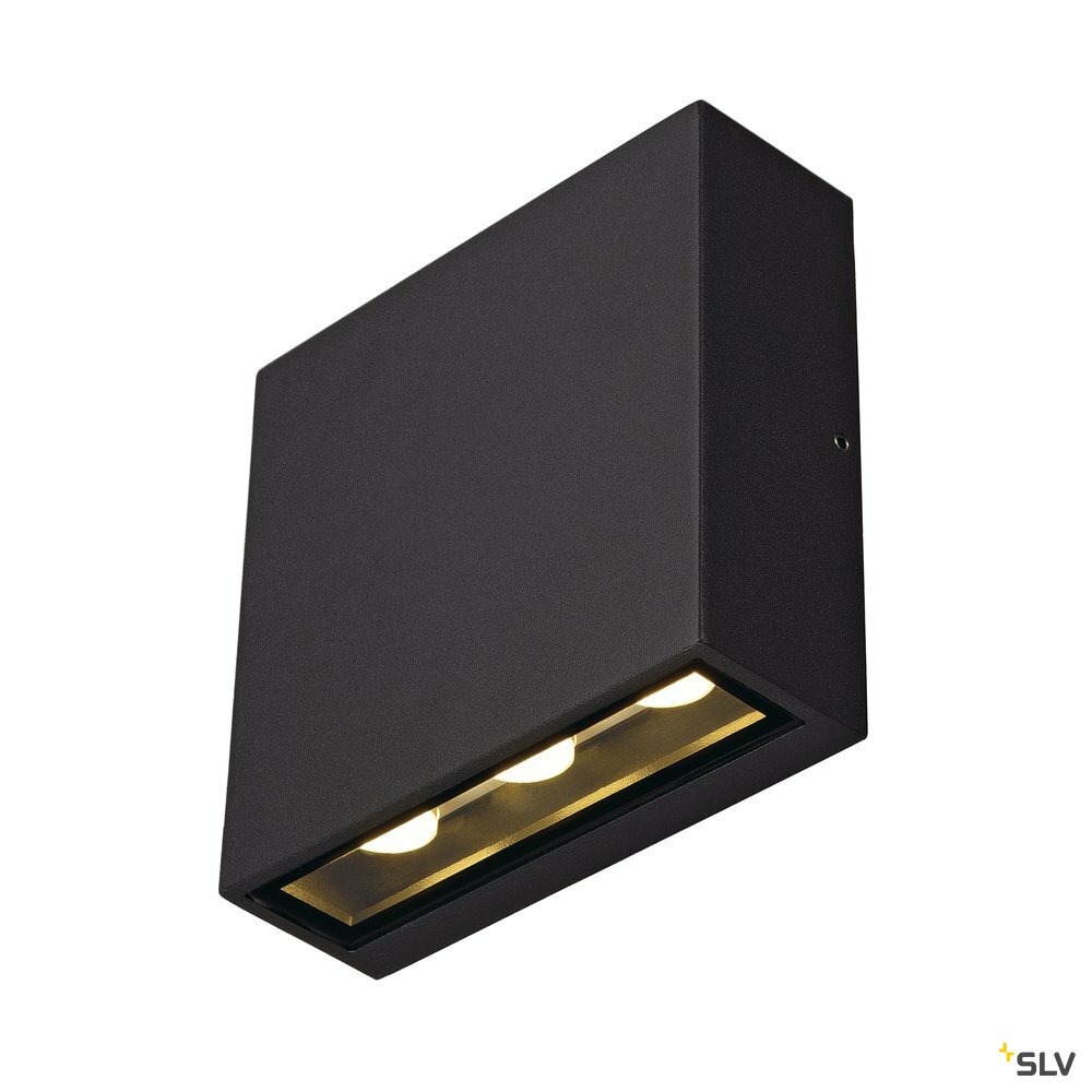 Applique extérieure big quad up/down, anthracite avec led intégrée, 8,2w, 3000k