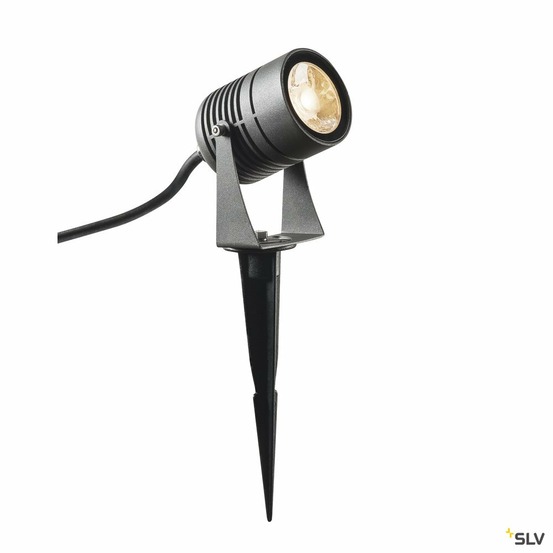 Projecteur extérieur, anthracite, led spike avec led intégrée, 6w, 3000k, ip55