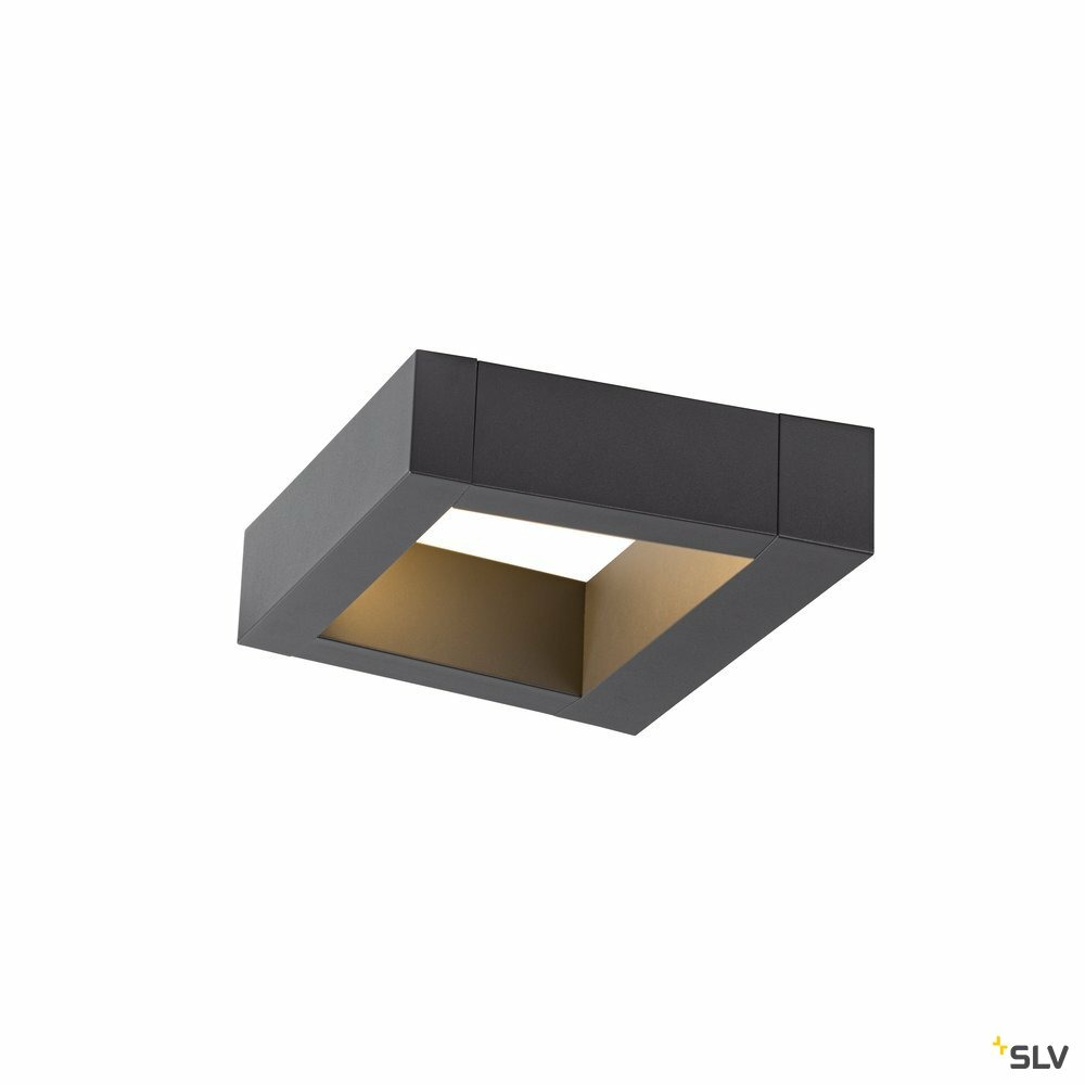Applique extérieure bookat, anthracite, led, 15w, 3000/4000k, ip65, interrupteu