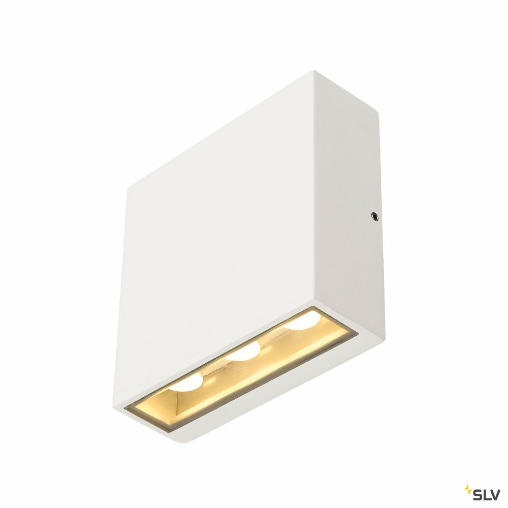 Applique extérieure big quad up/down, blanc avec led intégrée, 8,2w, 3000k, ip5