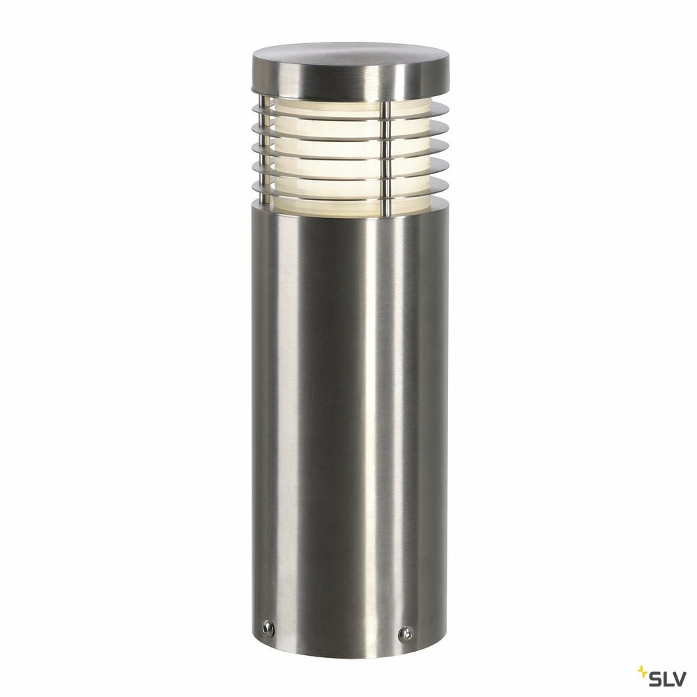 Borne extérieure vap slim, inox brossé, e27, 20w max, ip44, inox 304 - hauteur