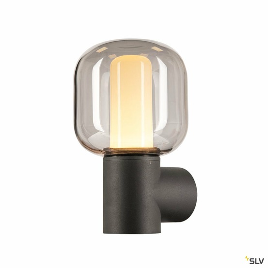 Applique extérieure ovalisk, anthracite, led, 9w, 3000/4000k, ip65, interrupteu