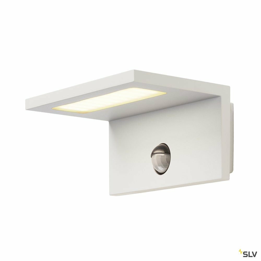 Applique extérieure angolux sensor, blanc, led, 9,8w, 3000k, ip44, détecteur de