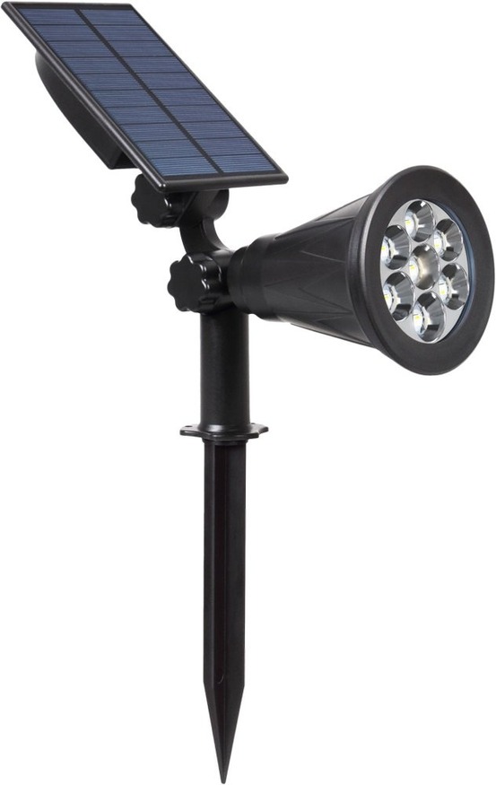 Spot solaire spiky 4w 270lm detecteur crepusculaire