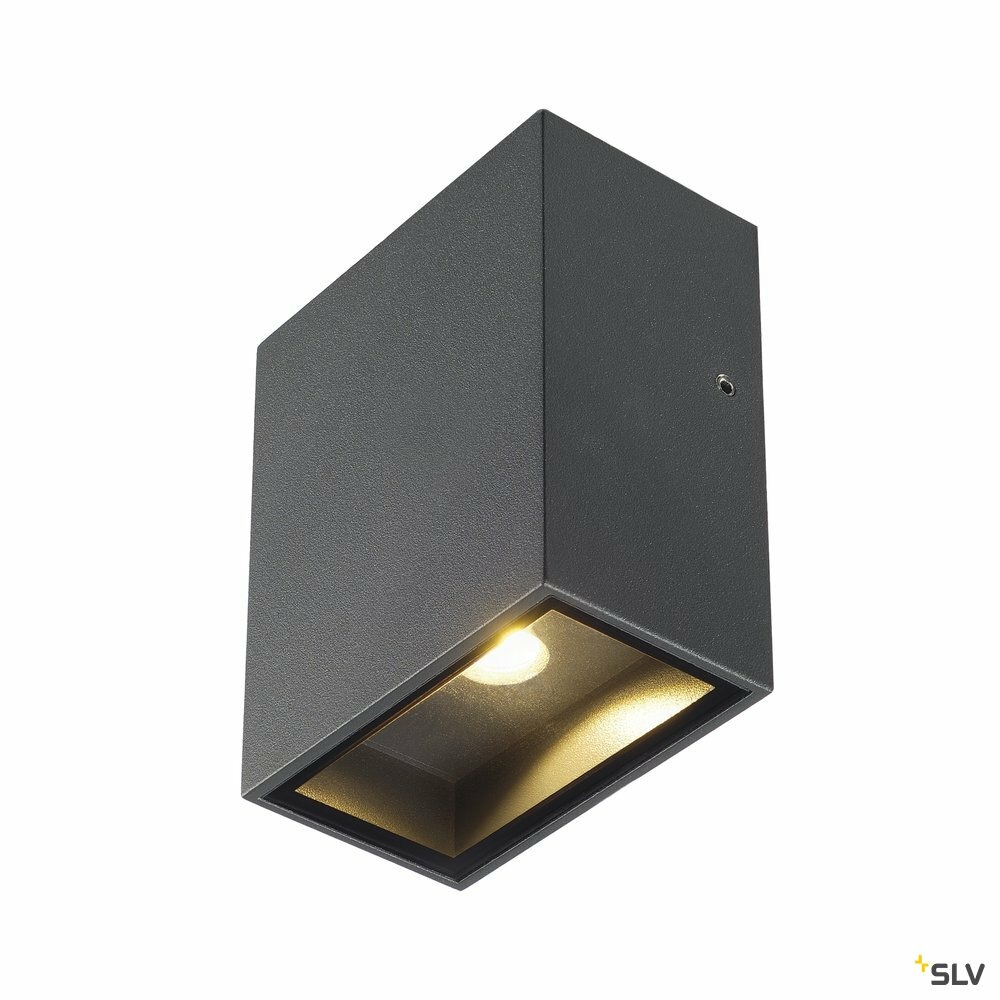 Applique extérieure big quad, anthracite avec led intégrée, 4,5w, 3000k, ip44