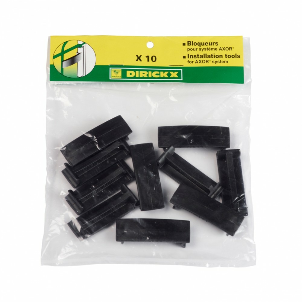 Lot de 10 cales pvc axor, h.2 x l.15 cm