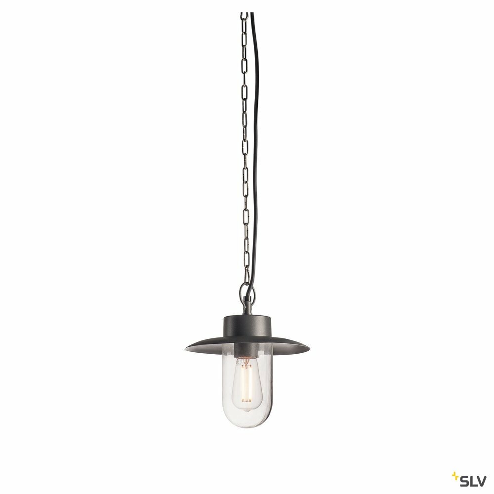 Suspension extérieure anthracite molat e27, 60w max, ip44