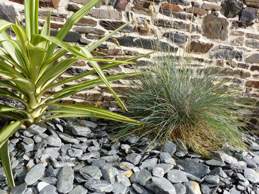 Paillage ardoise gris 30-60 pack 3 m² - 7 sacs - 175 kg