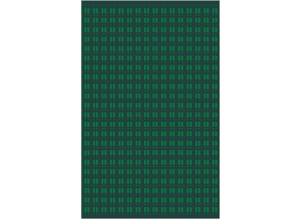 Tapis d’extérieur pour salon détente ou repas vert/graphite 240 x 150 cm