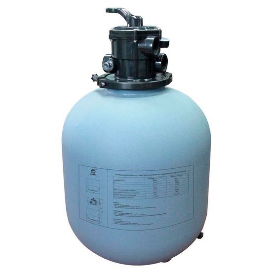 Filtre indépendant cuve ø 600 mm sans pompe gris pour piscines démontables