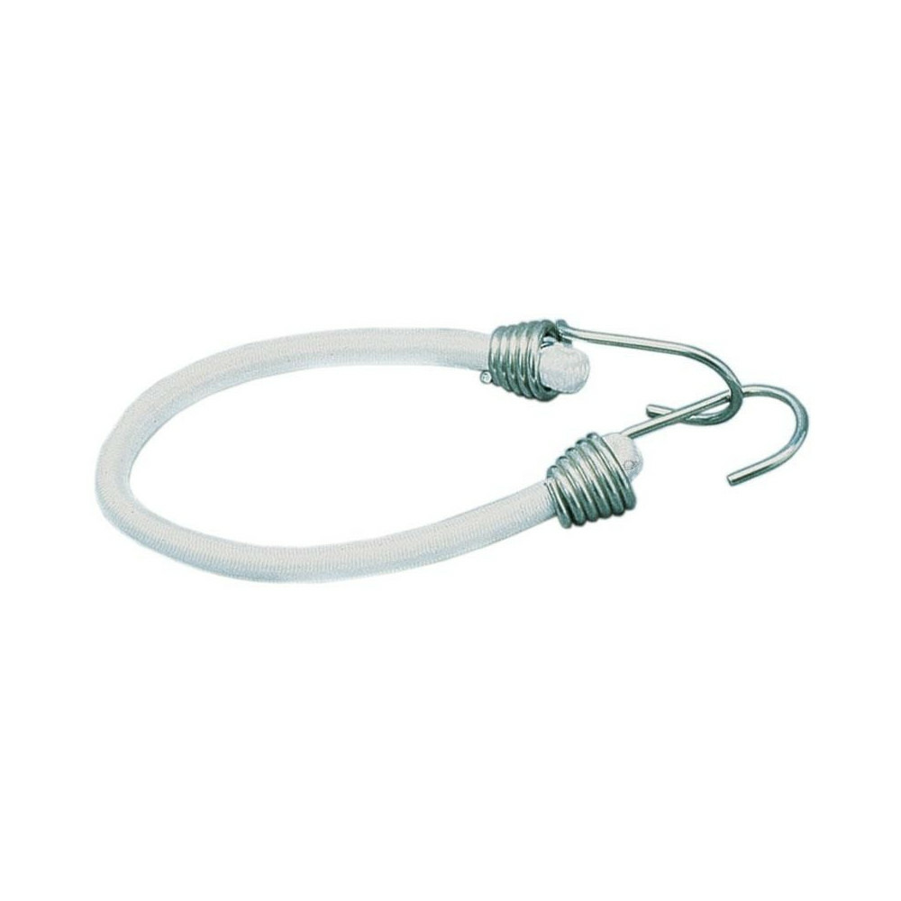 10 sandows pour piscine, 60 cm,couleur beige avec embout fer.