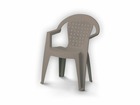 Fauteuil monobloc norma taupe