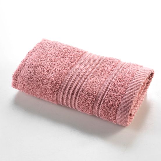 Serviette de toilette invite 30 x 50 cm tendresse rose