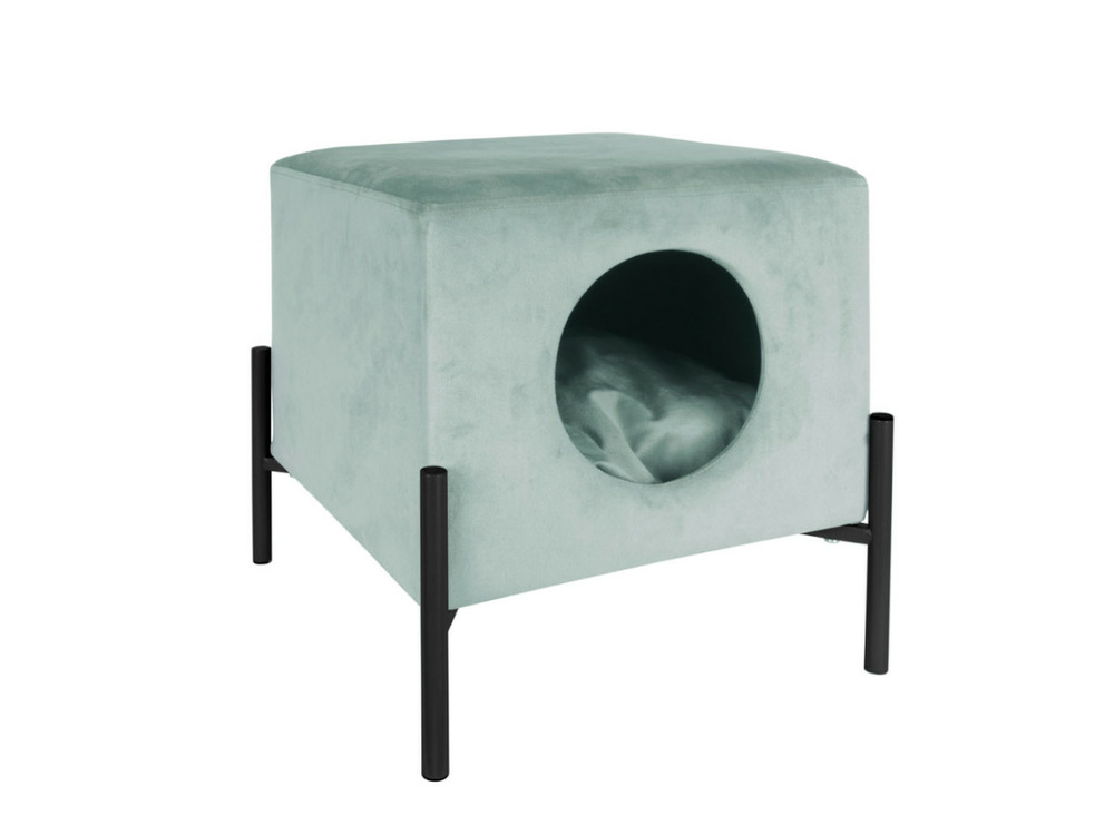 Canapé pour animaux snog velvet - jade