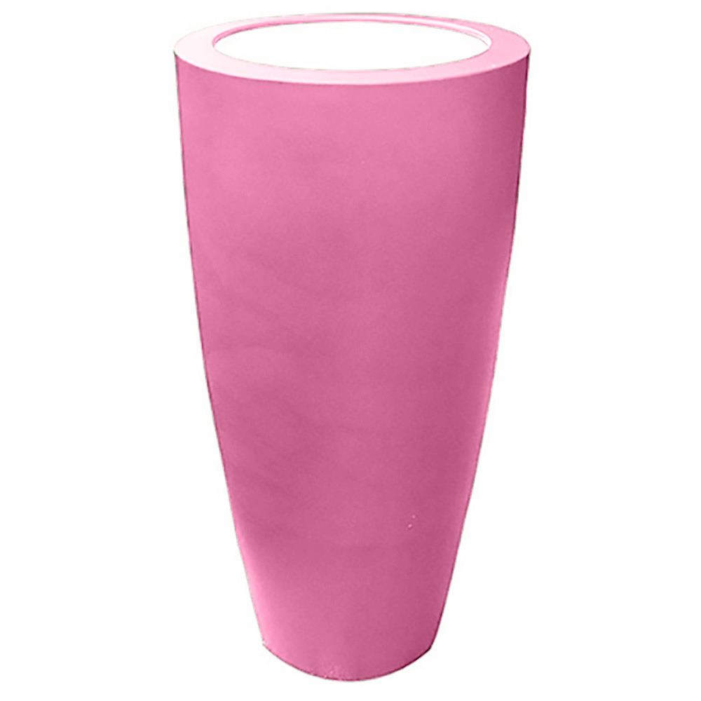 Pot conique 3 en 1 pot de fleurs-mange debout-seau à champagne dessus polyéthylè