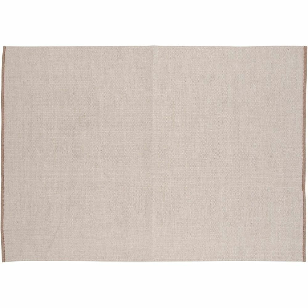 Tapis en coton et laine jaipur beige 240 x 170 cm