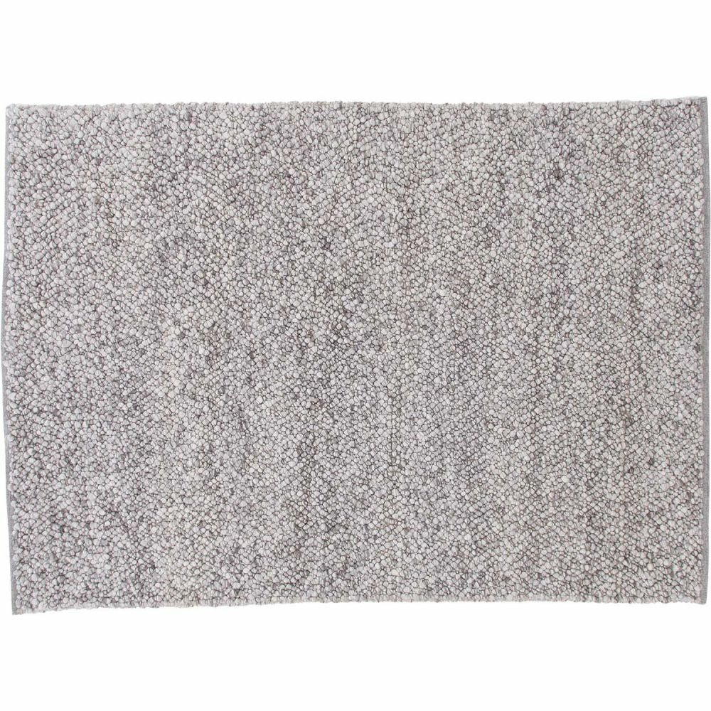 Tapis en viscose et laine gris clair jajru 350 x 250 cm