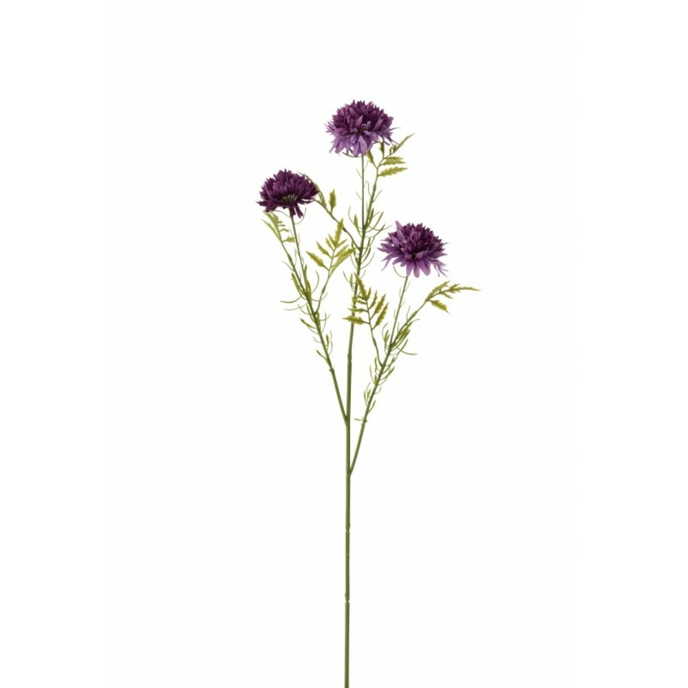 Fleur en plastique mauve 10x10x72 cm