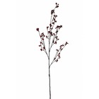 Branche de baies en plastique rouge 9x4x120 cm