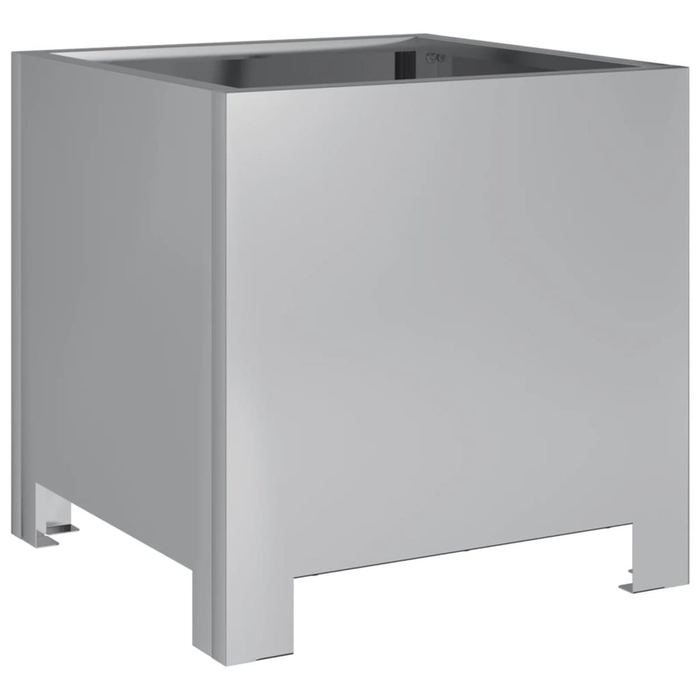 Jardinière d'extérieur 30x30x30 cm acier galvanisé