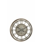 Horloge en métal bronze 53x8x53 cm
