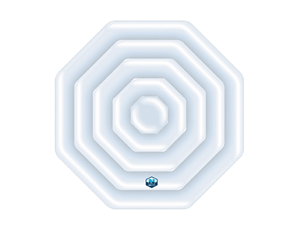 Couvercle gonflable pour spa gonflable octogonal 5/6 places 155 x 155 cm