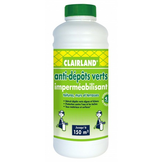 Anti-dépôts verts toitures et terrasses - prêt à l'emploi 1l