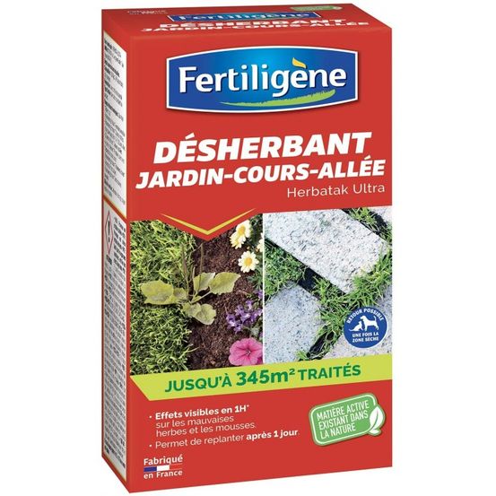 Désherbant concentré jardin cours allées 800ml